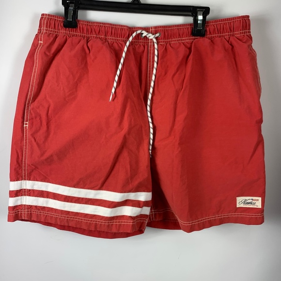 Nautica Other - Nautica Swim Trunks Large Red White Blue USA
